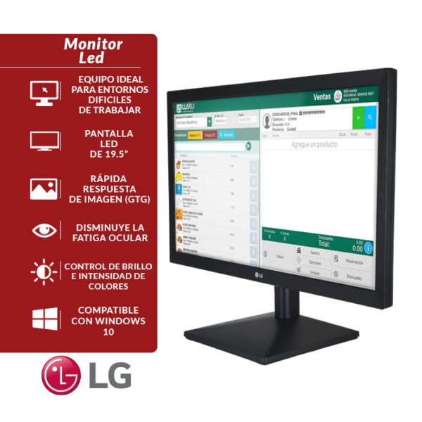 Monitor Led LG