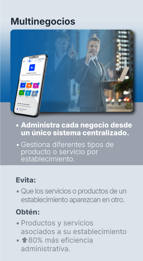Software adaptable multinegocios