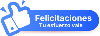 Felicidades por tu esfuerzo