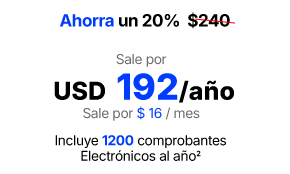 plan pro anual facturación electrónica