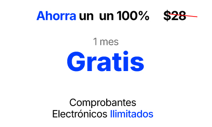 FACTURACIÓN ELECTRONCIA GRATIS