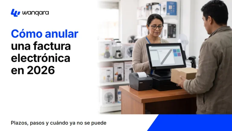 Cómo anular una factura electrónica en 2026