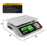 Balanza Digital Rhino BAR-9 40 kg con USB