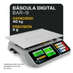 Balanza Digital Rhino BAR-9 40 kg con USB