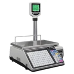 Balanza Etiquetadora Led Platinum DQ30MDS/E, vista lateral