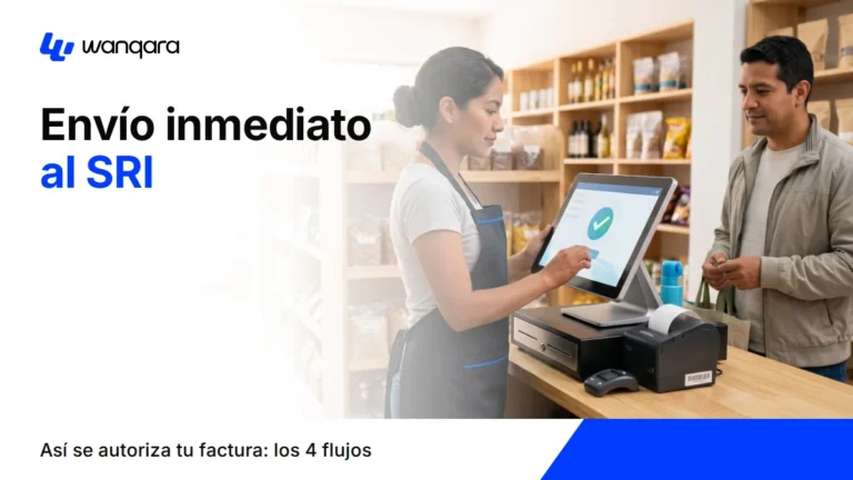 Envío inmediato de comprobantes al SRI