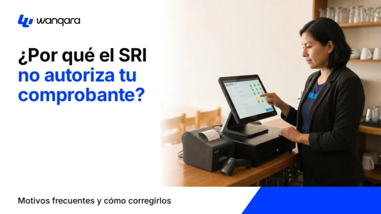 ¿Por qué el SRI no autoriza un comprobante?