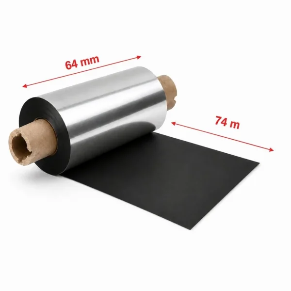 Ribbon Sprint de Cera 64 mm x 74 m – foto