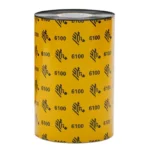 Ribbon Zebra 6100 de Cera-Resina 110 mm x 74 m