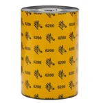 Ribbon Zebra 6200 de Resina 110 mm x 74 m