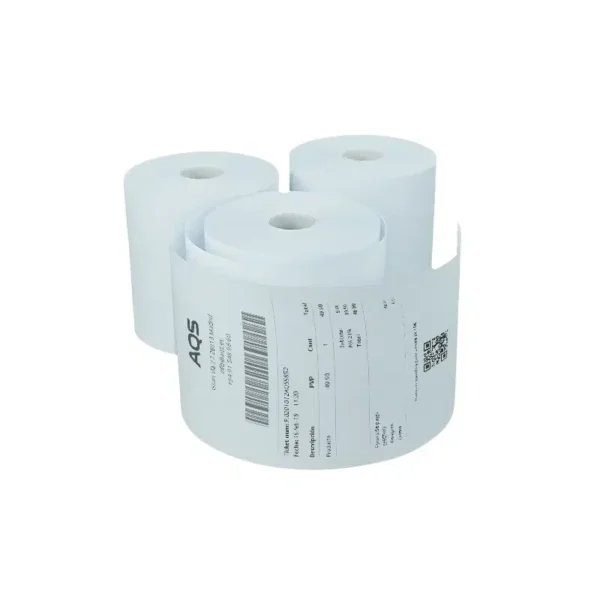 Rollo de Papel Bond 75mm x 55 Metros – foto