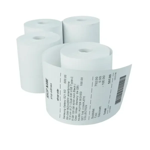 Rollos de Papel Térmico 79mm x 60 Metros – foto